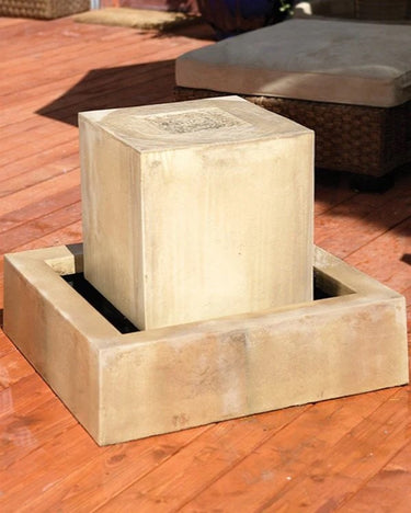 Block Garden Water Fountain- Gist Fountains